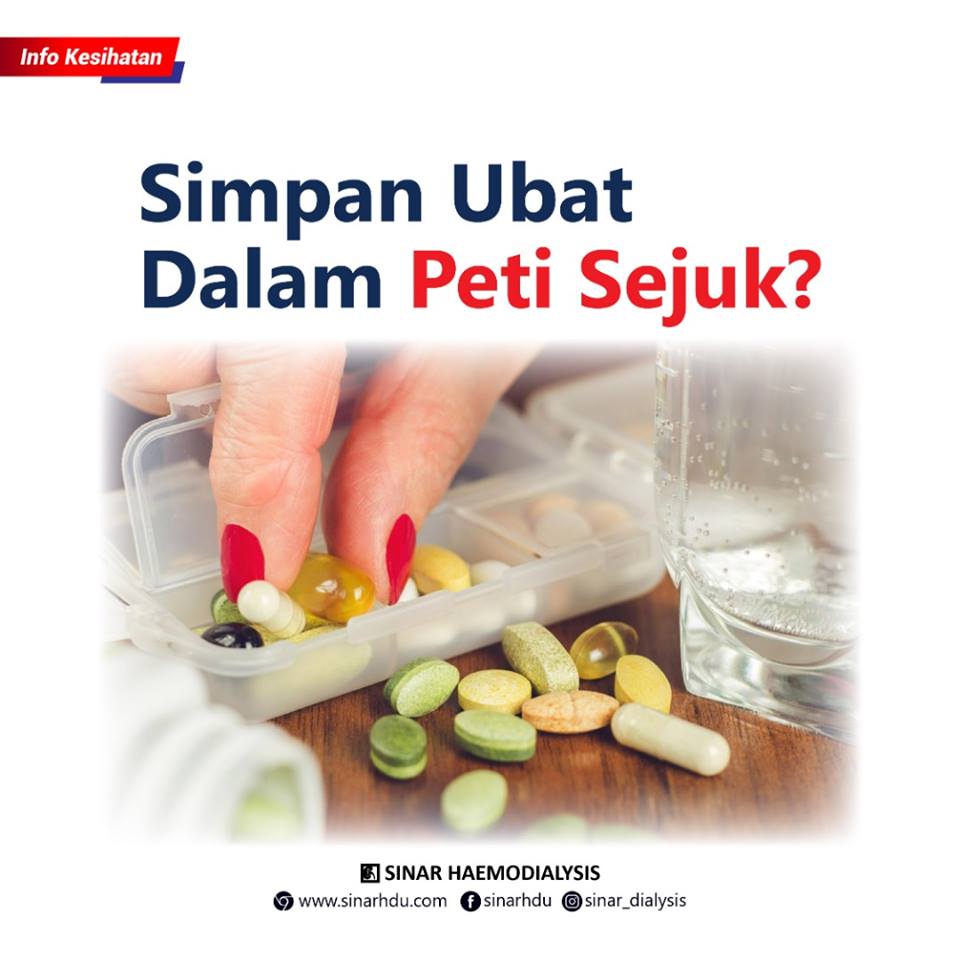 BOLEH KE SIMPAN UBAT DALAM PETI DALAM PETI SEJUK?